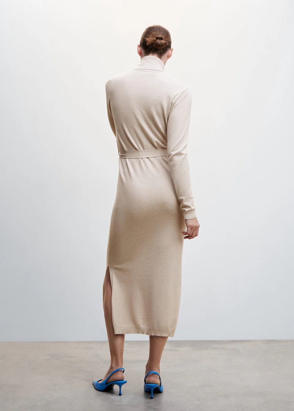 Knitted turtleneck dress - Laurel Morgan