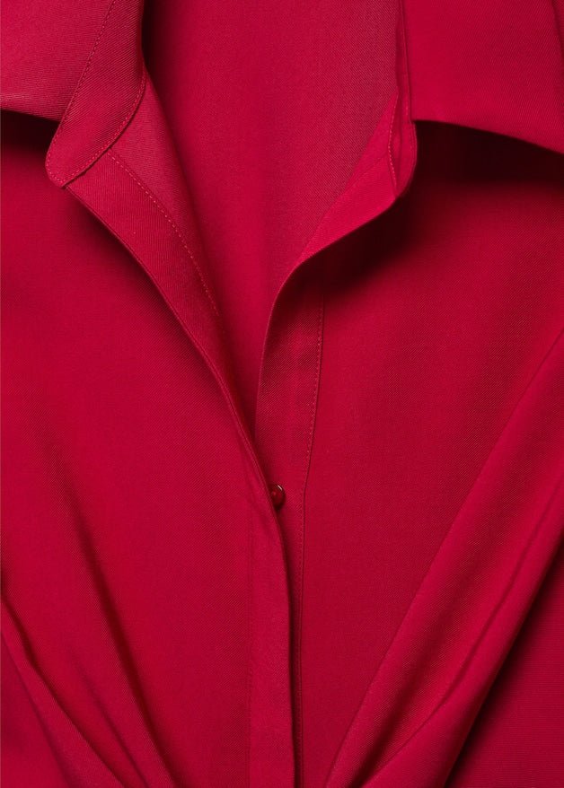 Knot detail shirt dress - Laurel Morgan