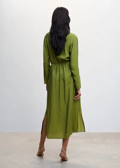 Knot detail shirt dress - Laurel Morgan