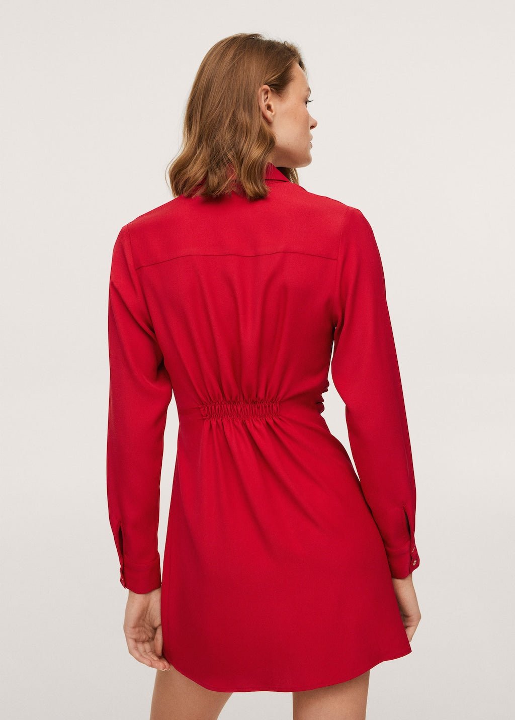 Knot detail shirt dress - Laurel Morgan