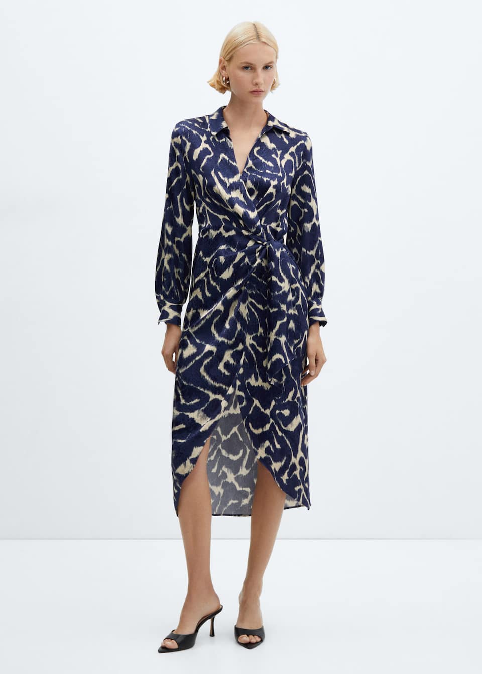 Knot print dress - Laurel Morgan