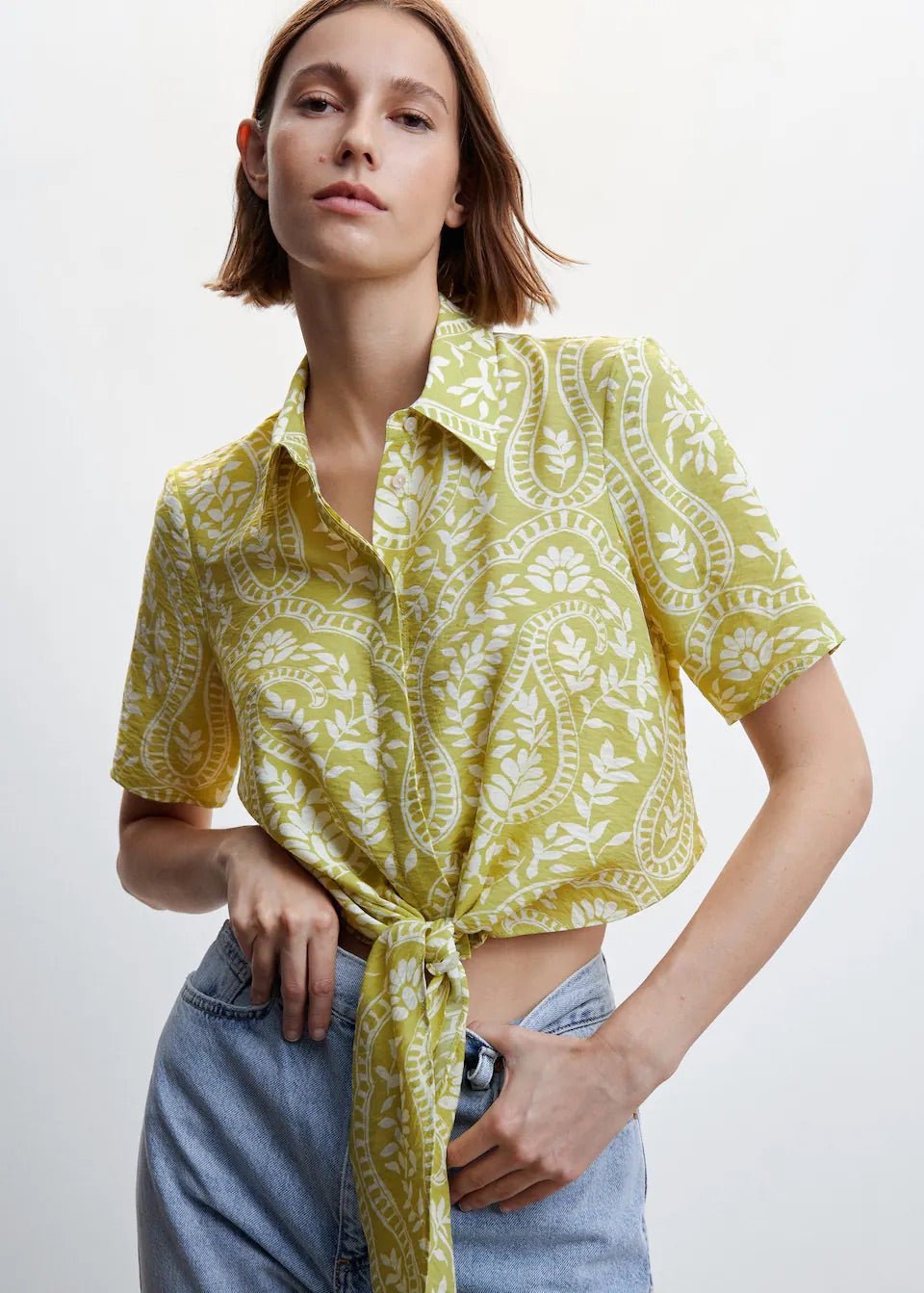 Knot printed shirt - Laurel Morgan