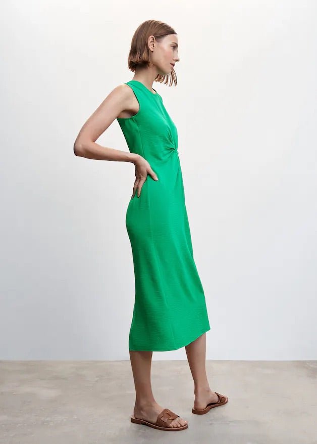 Knot textured dress - Laurel Morgan