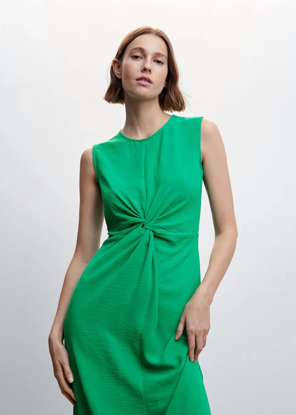 Knot textured dress - Laurel Morgan