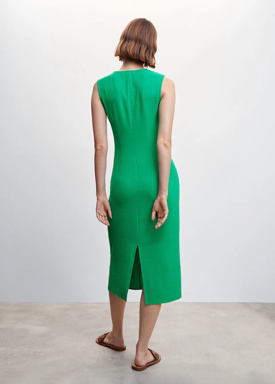 Knot textured dress - Laurel Morgan