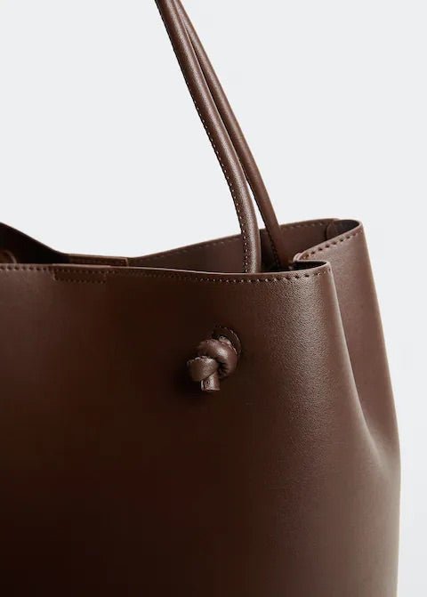 Knots pleated shopper bag - Laurel Morgan