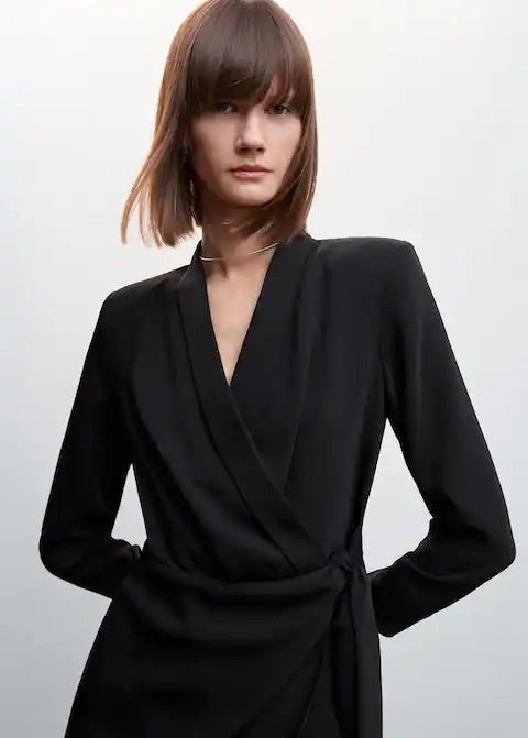 Knotted wrap dress - Laurel Morgan