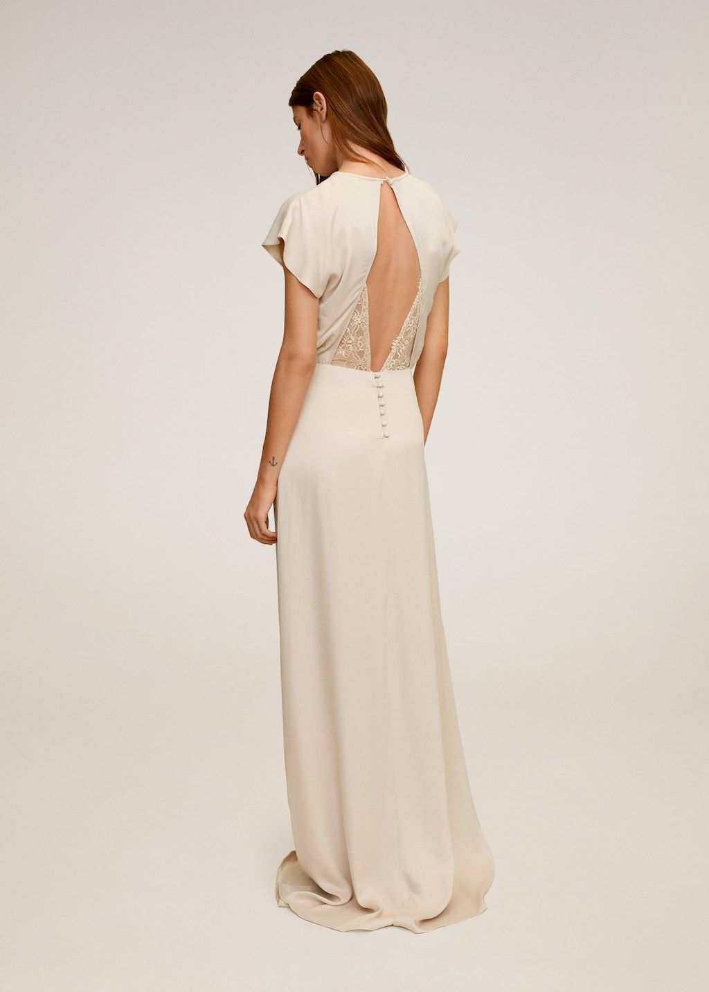 Lace back dress - Laurel Morgan