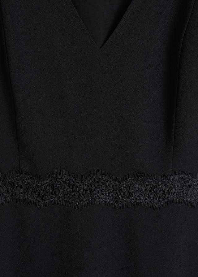 Lace detail dress - Laurel Morgan