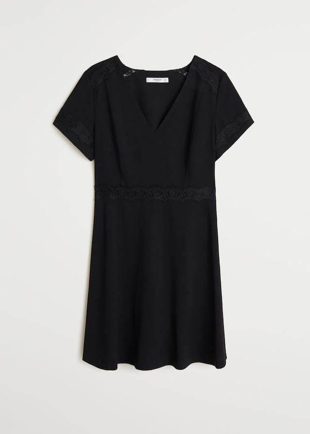 Lace detail dress - Laurel Morgan