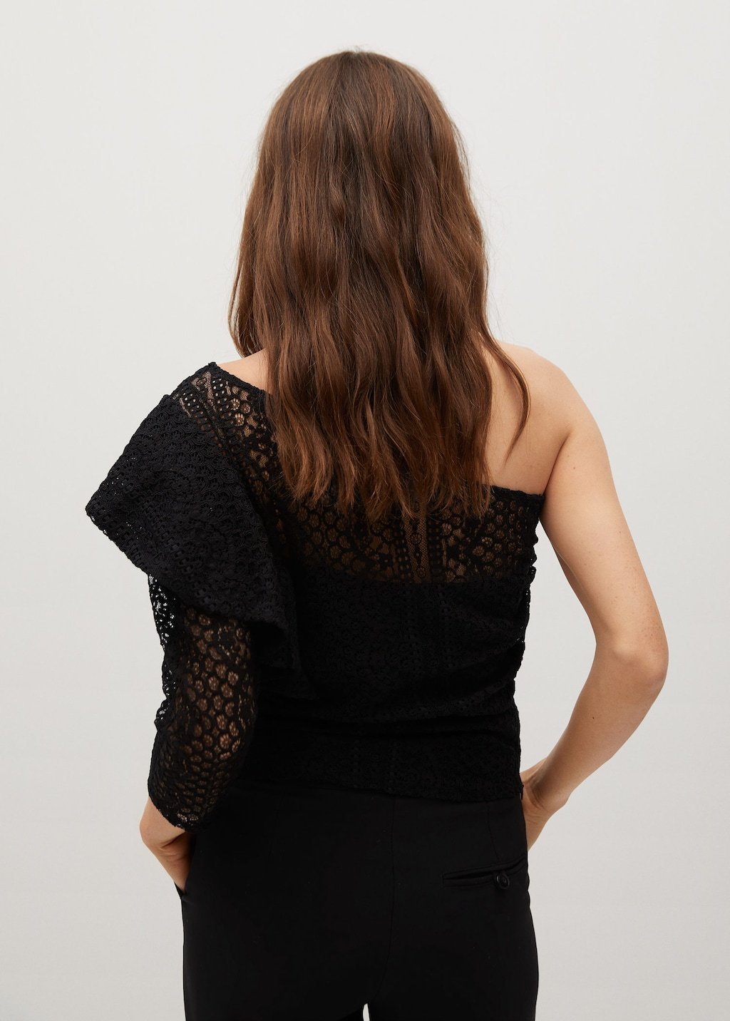 Lace detail top - Laurel Morgan