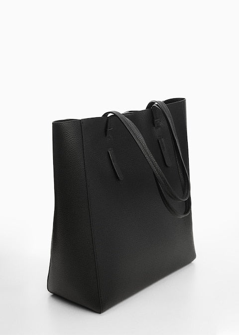 Leather-effect shopper bag - Laurel Morgan