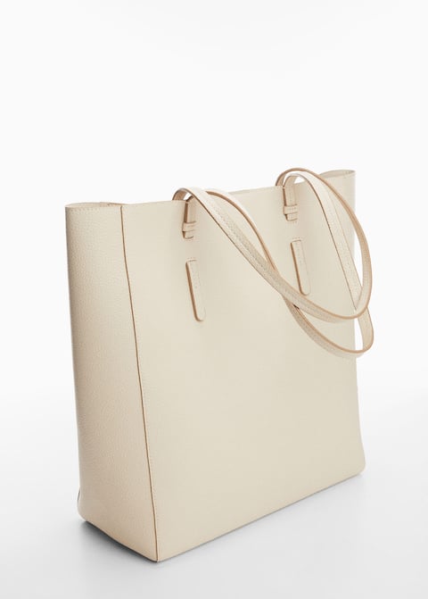 Leather-effect shopper bag - Laurel Morgan