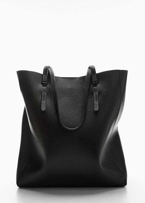 Leather-effect shopper bag - Laurel Morgan