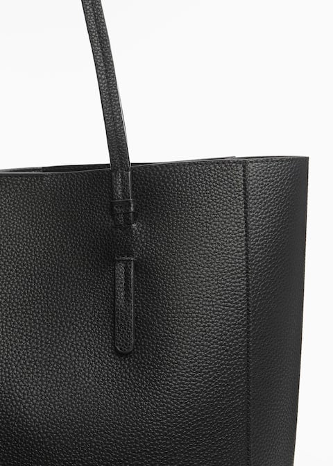 Leather-effect shopper bag - Laurel Morgan