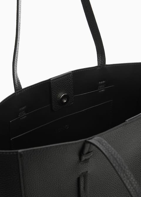 Leather-effect shopper bag - Laurel Morgan