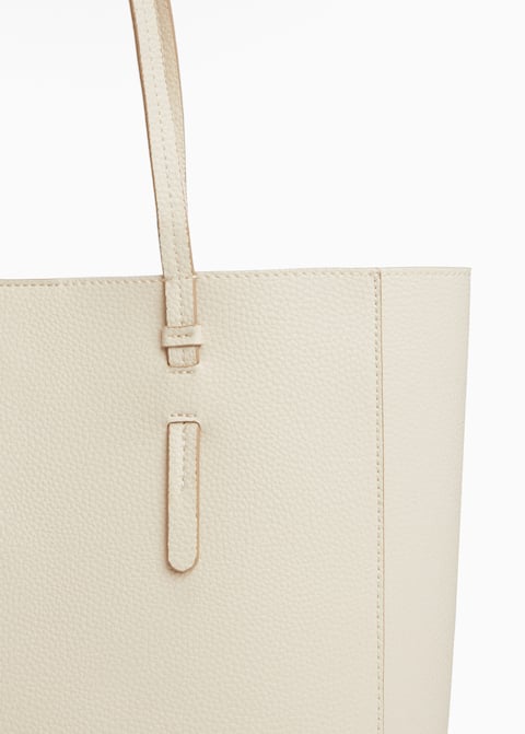 Leather-effect shopper bag - Laurel Morgan