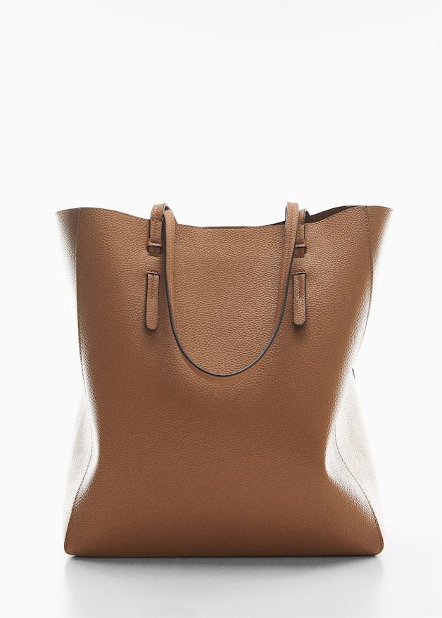 Leather-effect shopper bag - Laurel Morgan