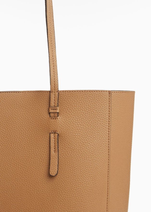 Leather-effect shopper bag - Laurel Morgan