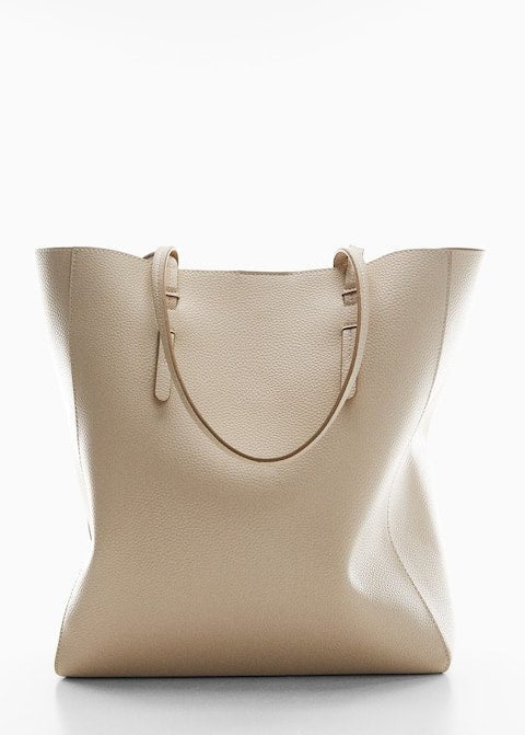 Leather-effect shopper bag - Laurel Morgan