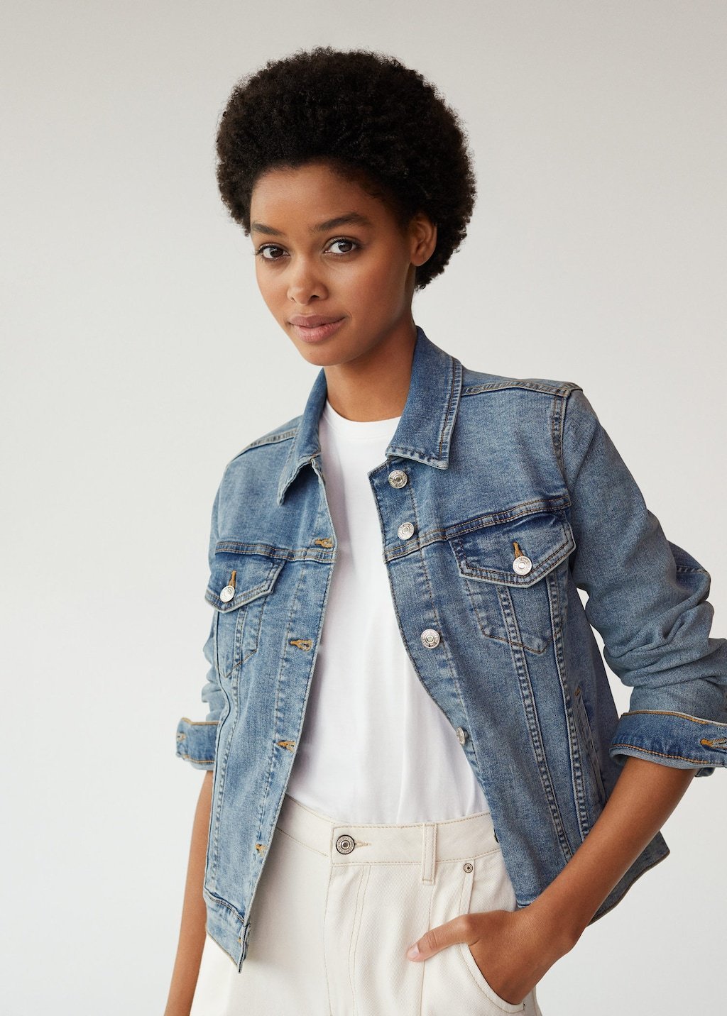 Light denim jacket - Laurel Morgan