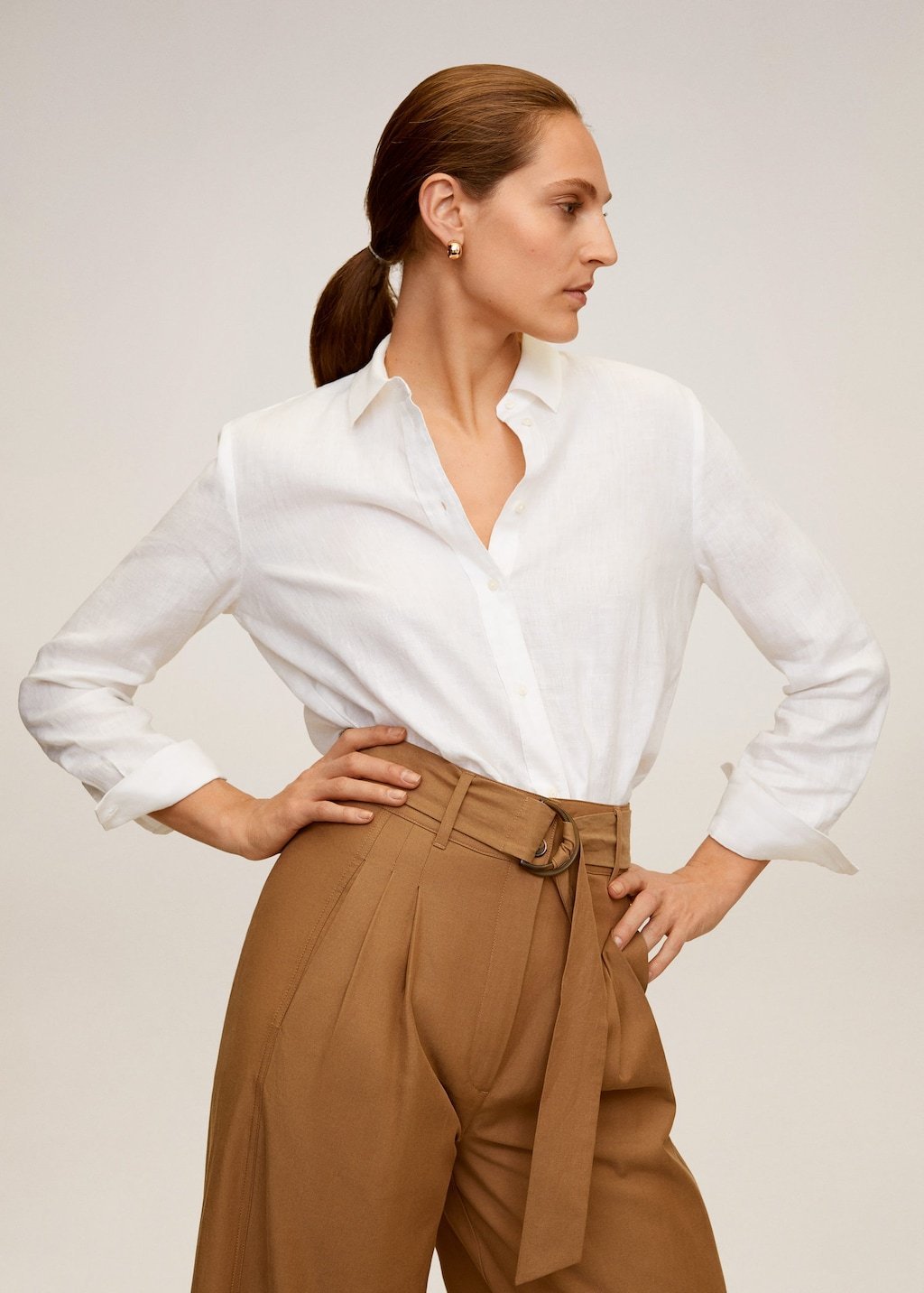 Linen 100% shirt - Laurel Morgan