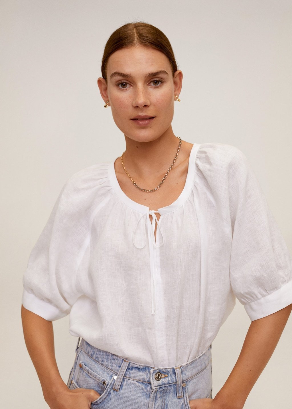 Linen blouse - Laurel Morgan