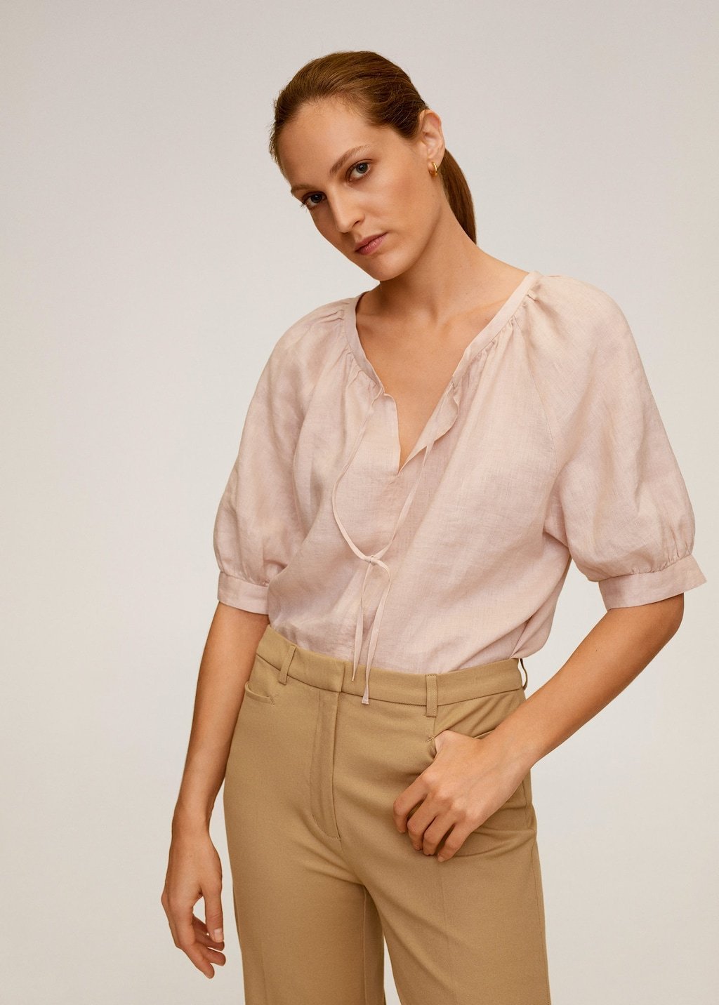 Linen blouse - Laurel Morgan