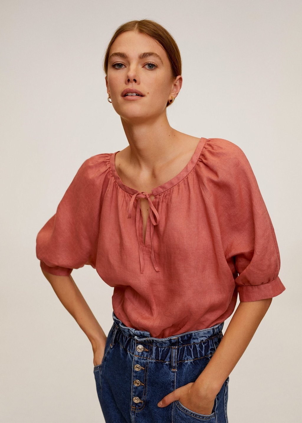 Linen blouse - Laurel Morgan