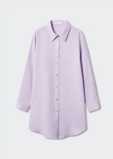 Linen oversized shirt - Laurel Morgan