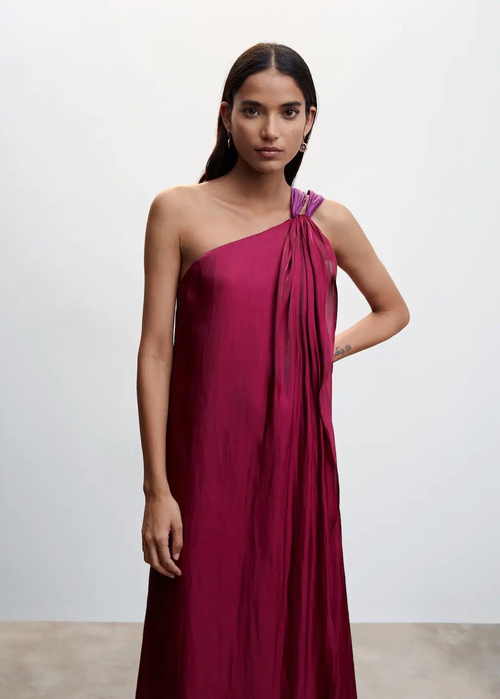 Long asymmetric dress - Laurel Morgan