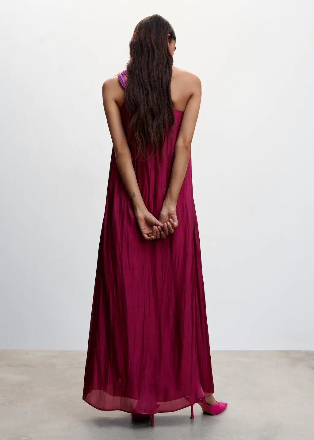 Long asymmetric dress - Laurel Morgan