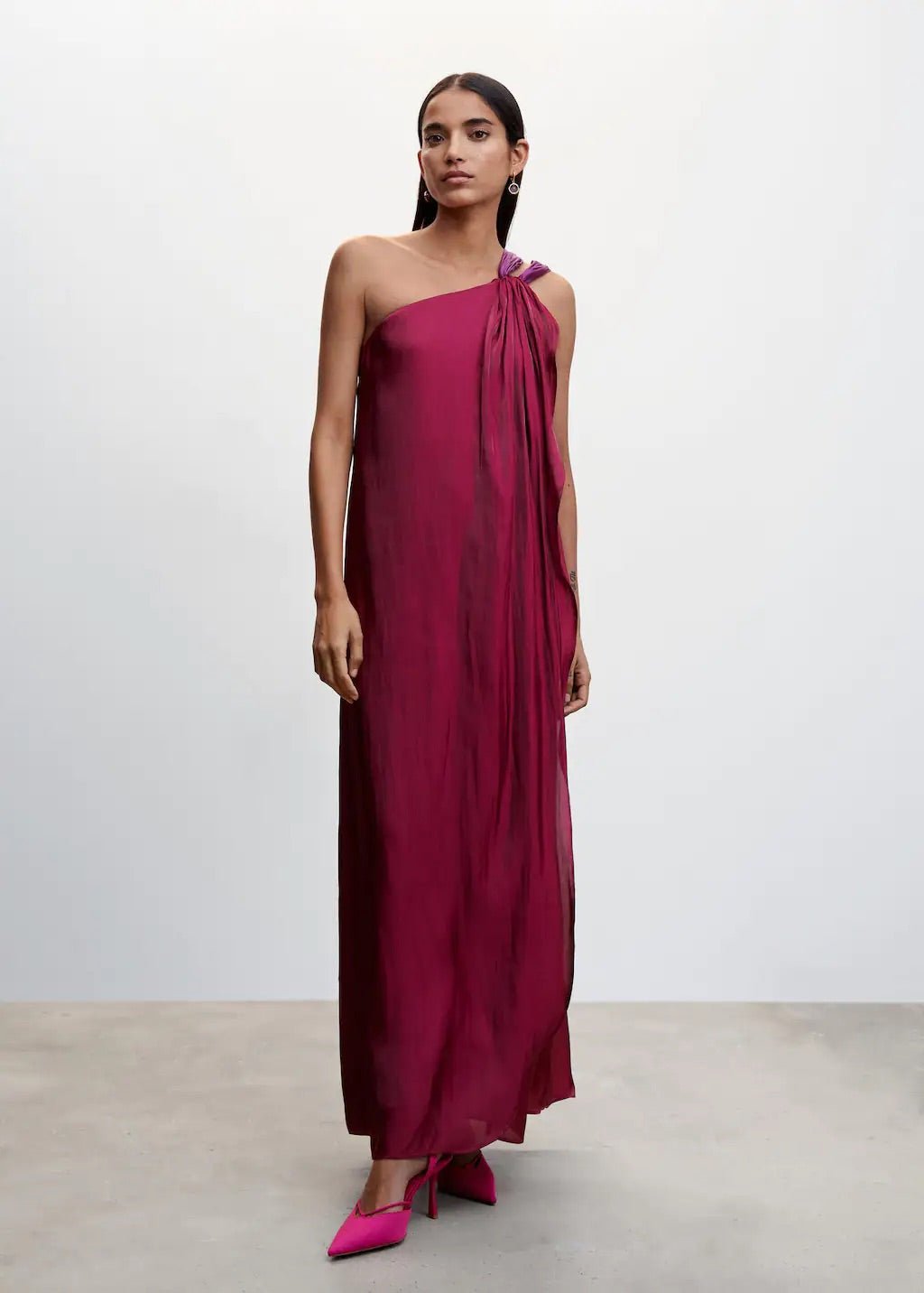 Long asymmetric dress - Laurel Morgan