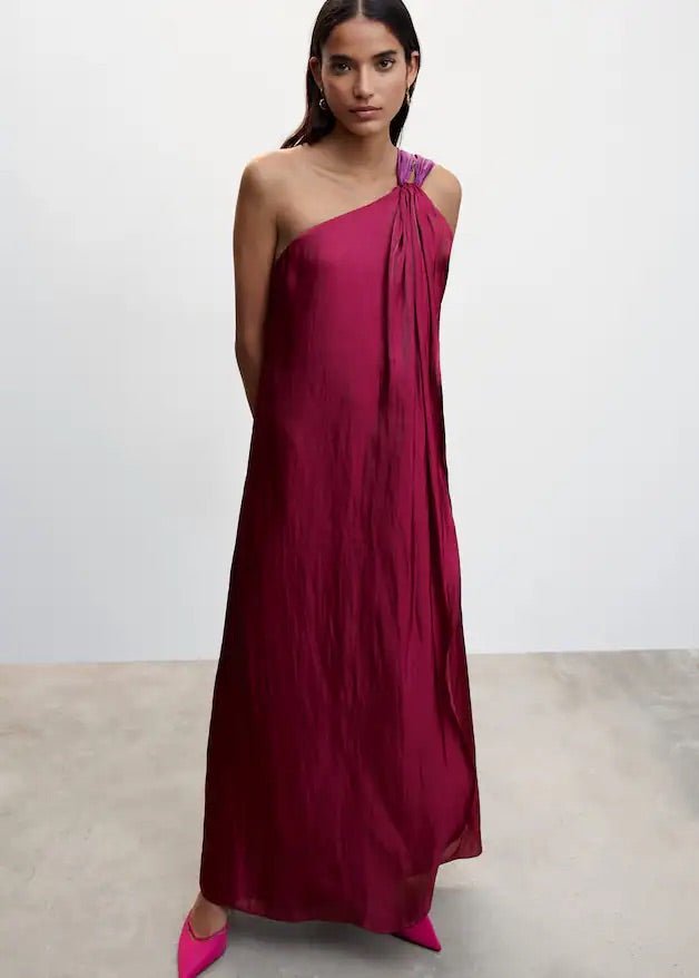 Long asymmetric dress - Laurel Morgan