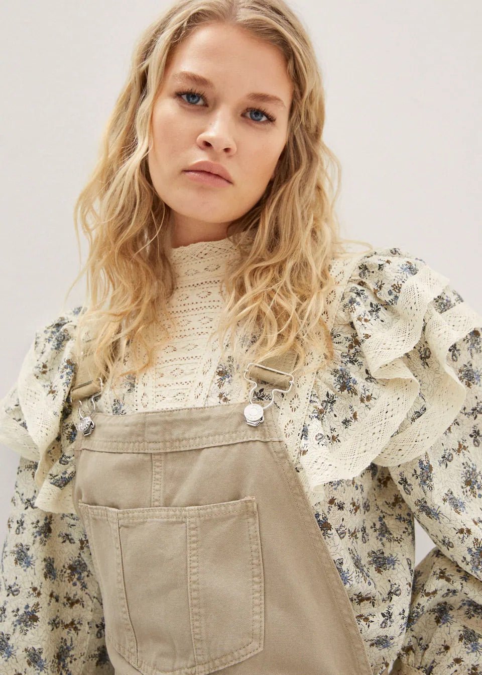 Long denim dungarees - Laurel Morgan