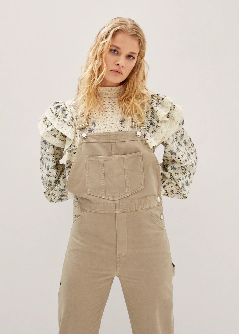 Long denim dungarees - Laurel Morgan