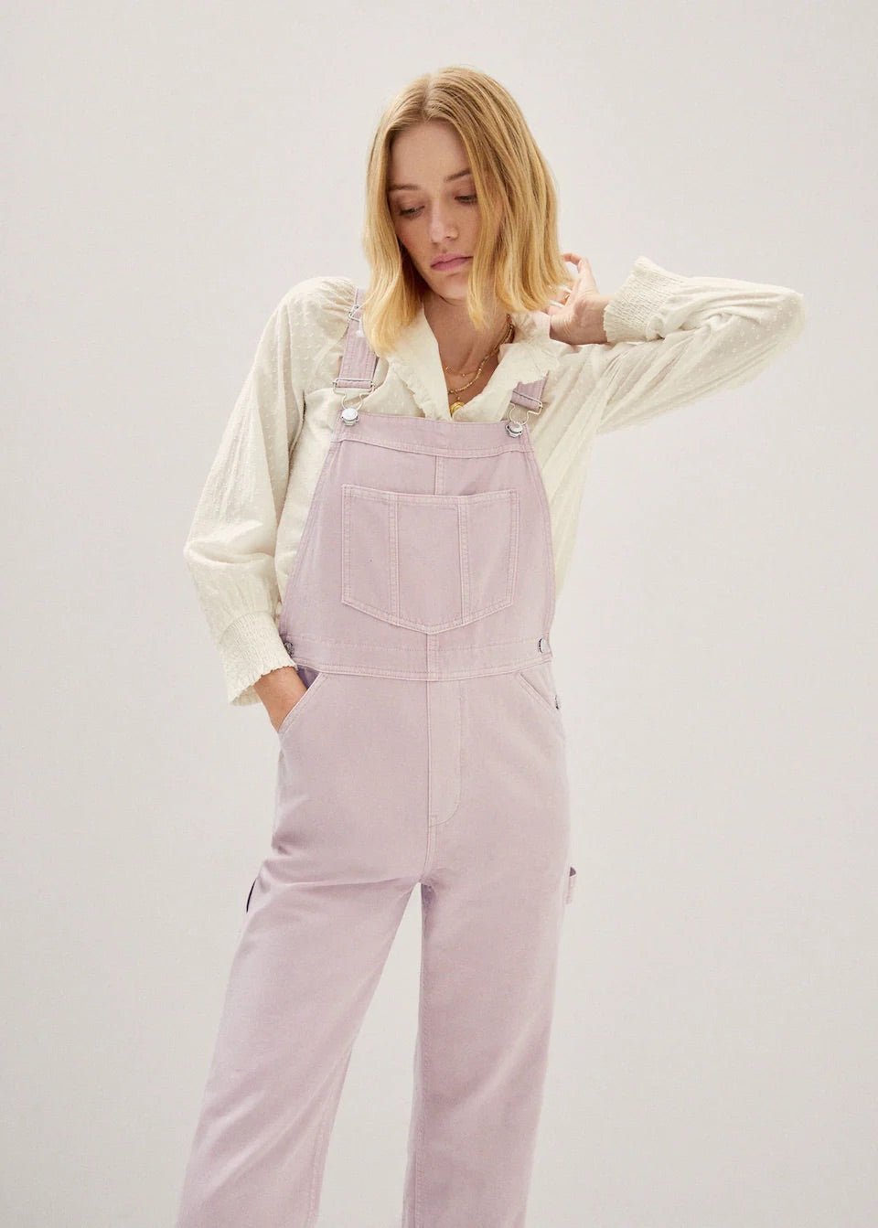 Long denim dungarees - Laurel Morgan