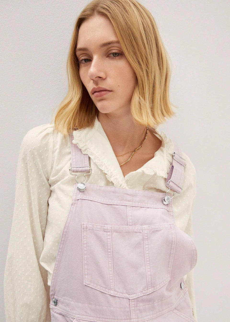 Long denim dungarees - Laurel Morgan