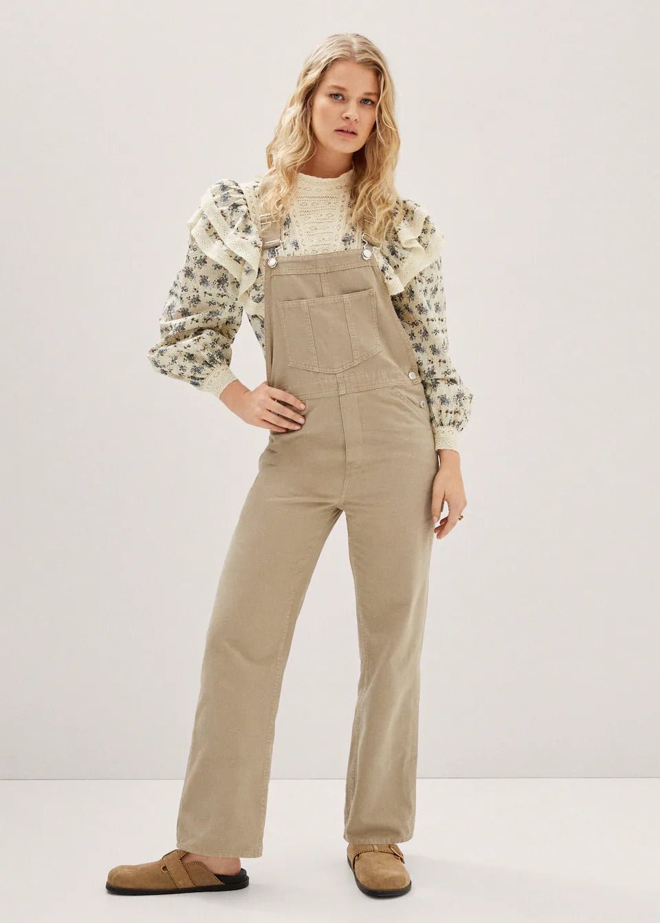 Long denim dungarees - Laurel Morgan