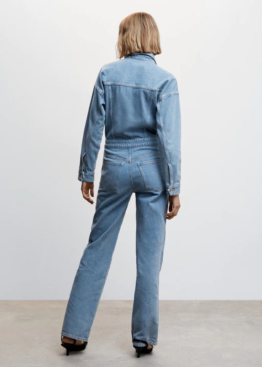 Long denim jumpsuit - Laurel Morgan