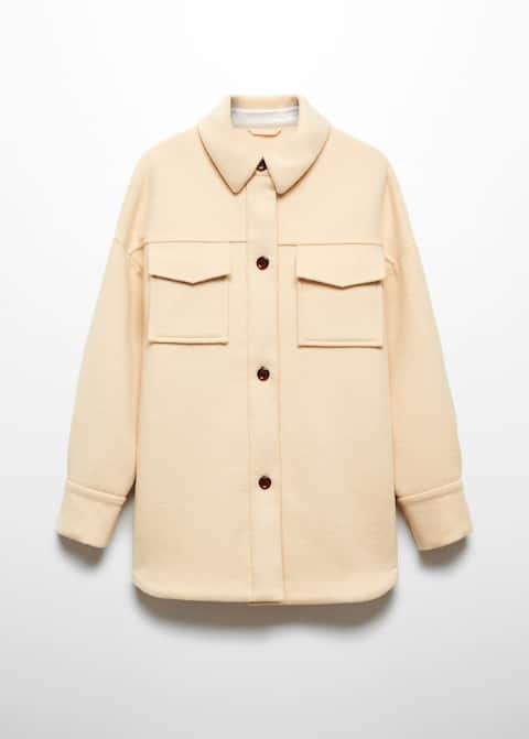 Long wool overshirt - Laurel Morgan