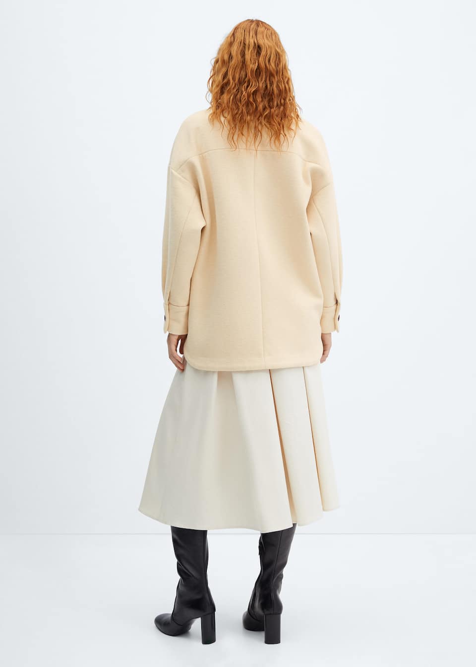 Long wool overshirt - Laurel Morgan