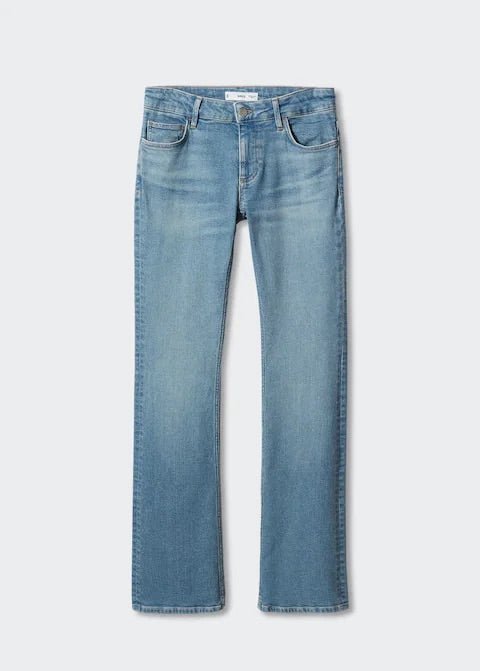 Low rise flare jeans