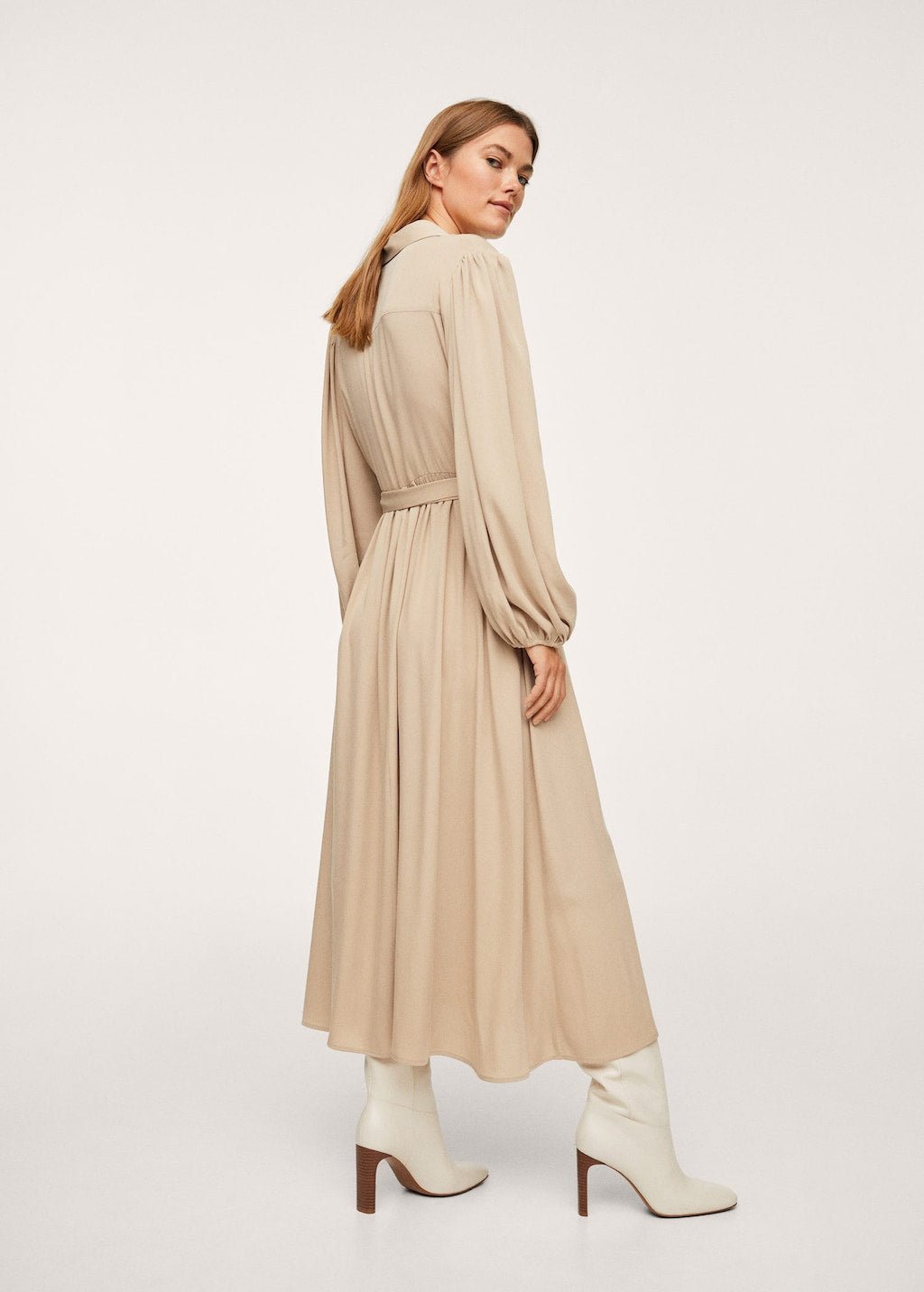 Lyocell pleated dress - Laurel Morgan