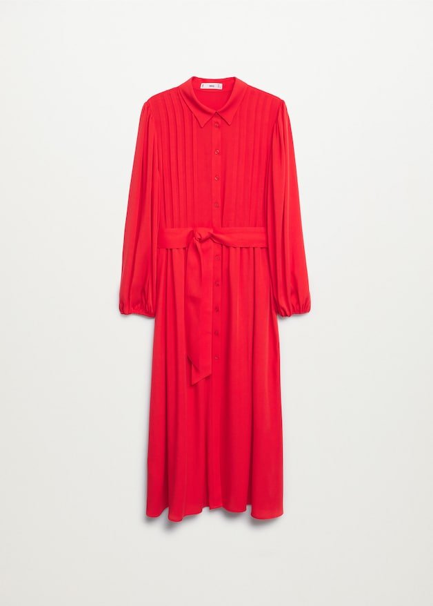 Lyocell pleated dress - Laurel Morgan