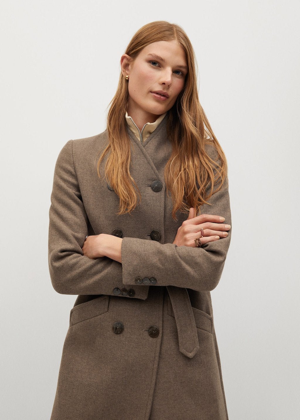 Manteco wool double-breasted coat - Laurel Morgan