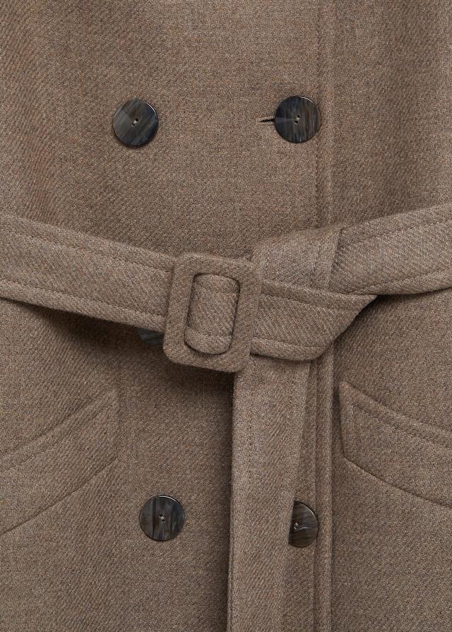 Manteco wool double-breasted coat - Laurel Morgan