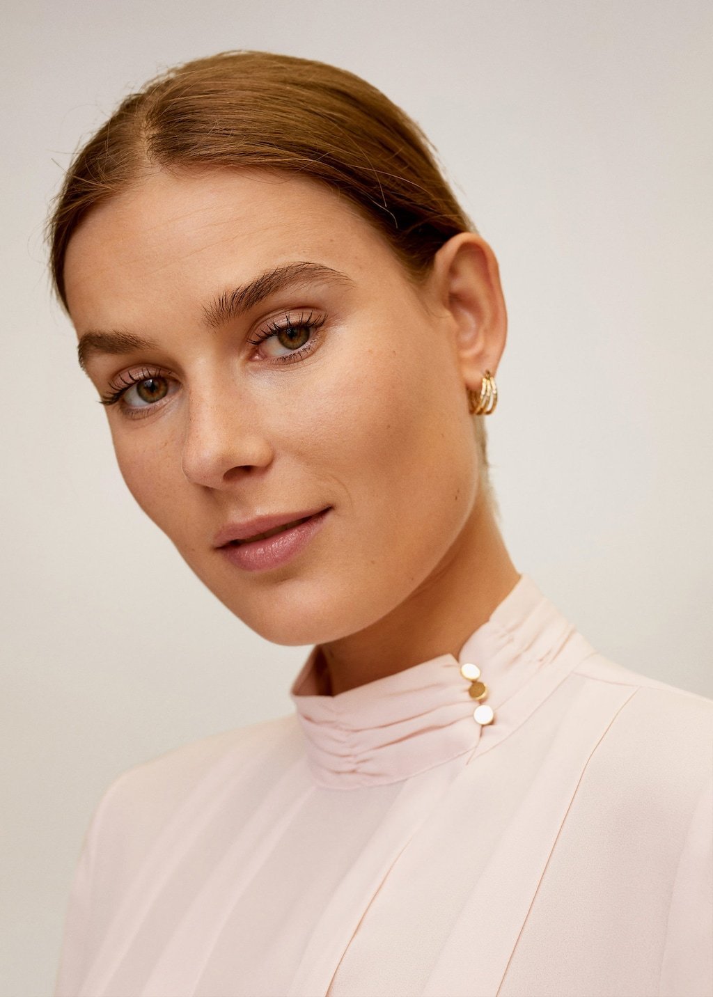 Mao collar blouse - Laurel Morgan