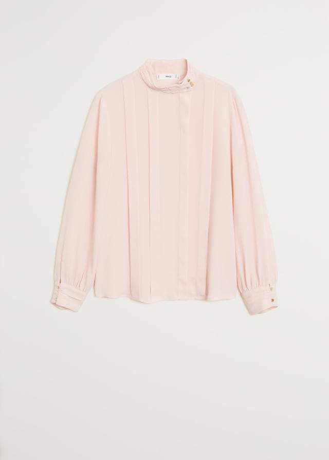 Mao collar blouse - Laurel Morgan