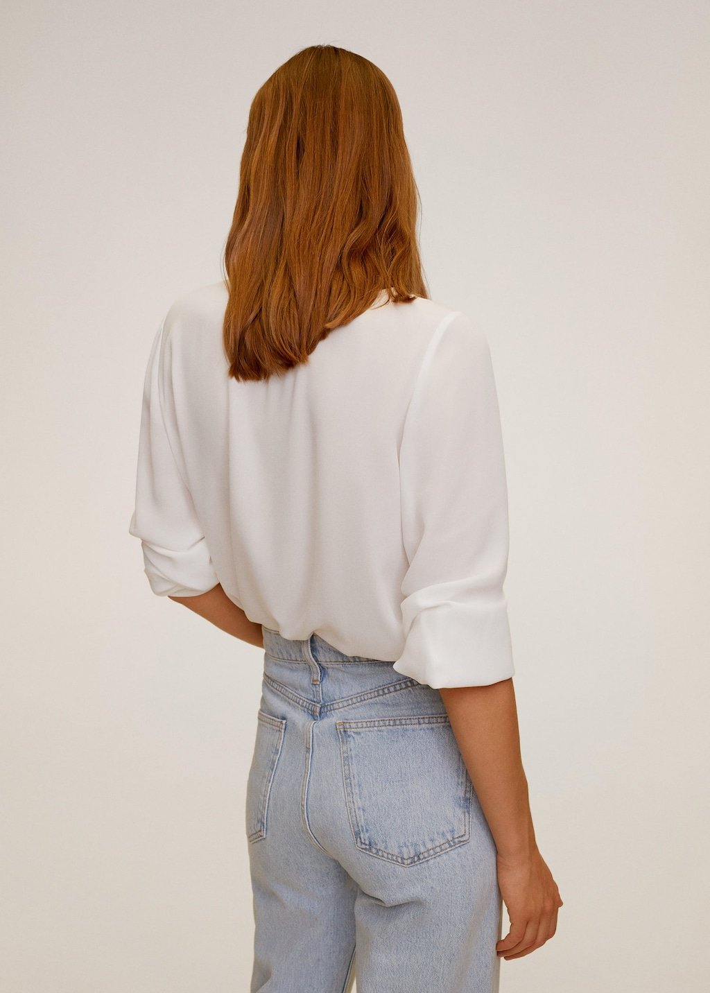 Mao collar blouse - Laurel Morgan